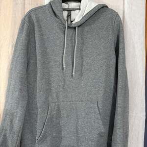 SKIMS Cotton Pullover Hoodie Light Heather‎ Grey Has Small Hole see pics